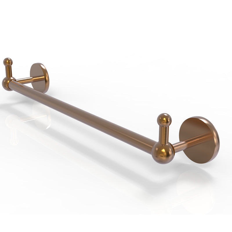 Allied Brass Prestige Skyline Collection 24 Inch Towel Bar with Integrated Hooks P1000-41-24-PEG-BBR