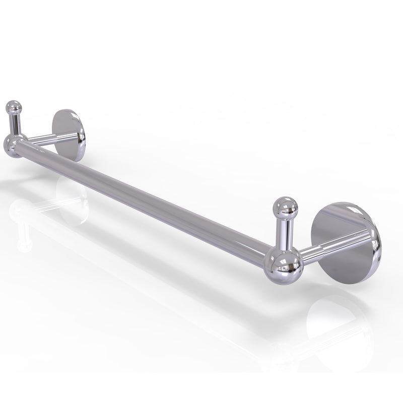 Allied Brass Prestige Skyline Collection 24 Inch Towel Bar with Integrated Hooks P1000-41-24-PEG-PC