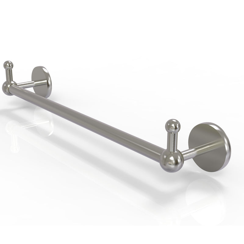Allied Brass Prestige Skyline Collection 24 Inch Towel Bar with Integrated Hooks P1000-41-24-PEG-SN