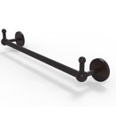 Allied Brass Prestige Skyline Collection 24 Inch Towel Bar with Integrated Hooks P1000-41-24-PEG-VB