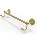 Allied Brass Prestige Skyline Collection 30 Inch Towel Bar with Integrated Hooks P1000-41-30-HK-PB