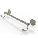 Allied Brass Prestige Skyline Collection 30 Inch Towel Bar with Integrated Hooks P1000-41-30-HK-PNI