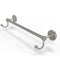 Allied Brass Prestige Skyline Collection 30 Inch Towel Bar with Integrated Hooks P1000-41-30-HK-SN