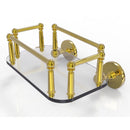 Allied Brass Prestige Skyline Collection Wall Mounted Glass Guest Towel Tray P1000-GT-5-PB