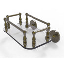 Allied Brass Prestige Skyline Collection Wall Mounted Glass Guest Towel Tray P1000-GT-6-ABR