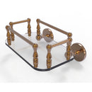 Allied Brass Prestige Skyline Collection Wall Mounted Glass Guest Towel Tray P1000-GT-6-BBR