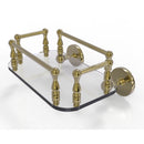 Allied Brass Prestige Skyline Collection Wall Mounted Glass Guest Towel Tray P1000-GT-6-UNL