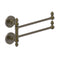 Allied Brass Prestige Skyline Collection 2 Swing Arm Towel Rail P1000-GTB-2-ABR