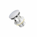 Alma Vanity Alma Solid Brass Construction Pop-Up Drain with Chrome Finish with Overflow P101