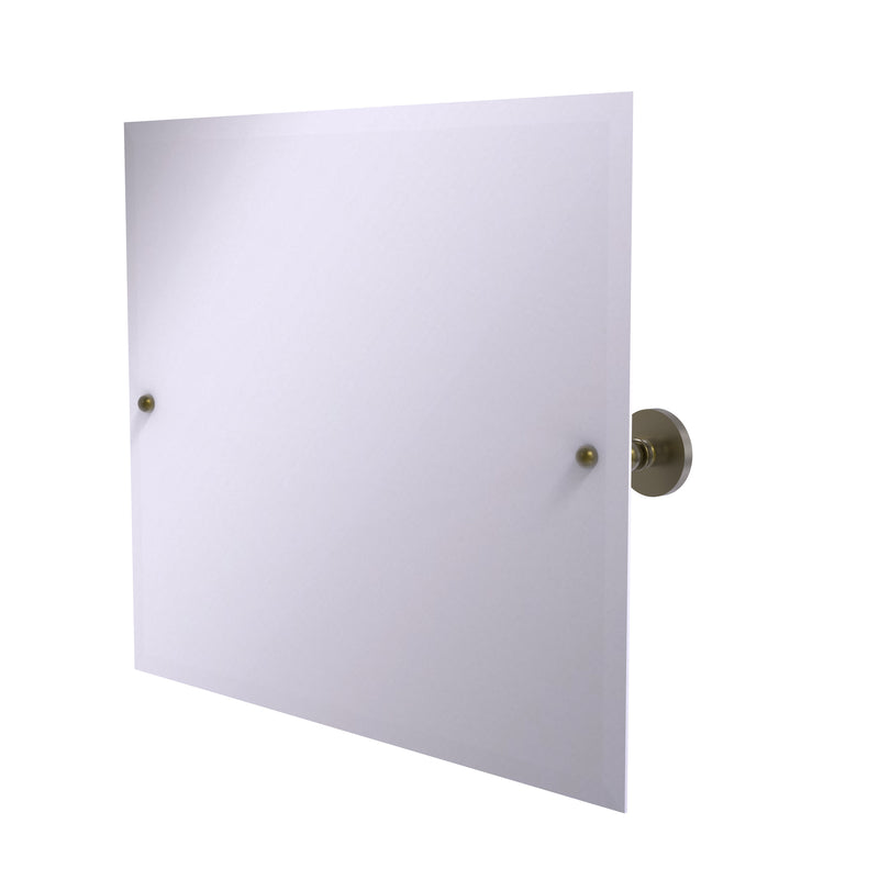 Allied Brass Frameless Landscape Rectangular Tilt Mirror with Beveled Edge P1093-ABR