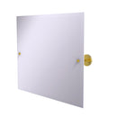 Allied Brass Frameless Landscape Rectangular Tilt Mirror with Beveled Edge P1093-PB