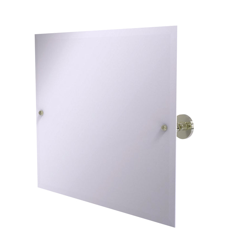 Allied Brass Frameless Landscape Rectangular Tilt Mirror with Beveled Edge P1093-PNI