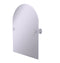 Allied Brass Prestige Skyline Collection Frameless Arched Top Tilt Mirror with Beveled Edge P1094-PC