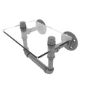 Allied Brass Pipeline Collection Toilet Tissue Holder with Glass Shelf P-130-TPGS-GYM