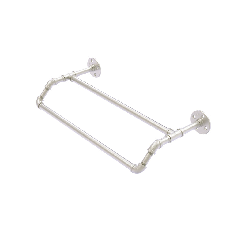 Allied Brass Pipeline Collection 18 Inch Towel Bar P-200-18-TB-SN