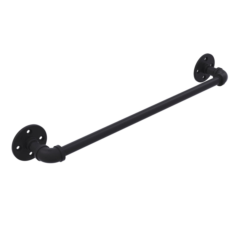 Allied Brass Pipeline Collection 36 Inch Towel Bar P-200-36-TB-BKM