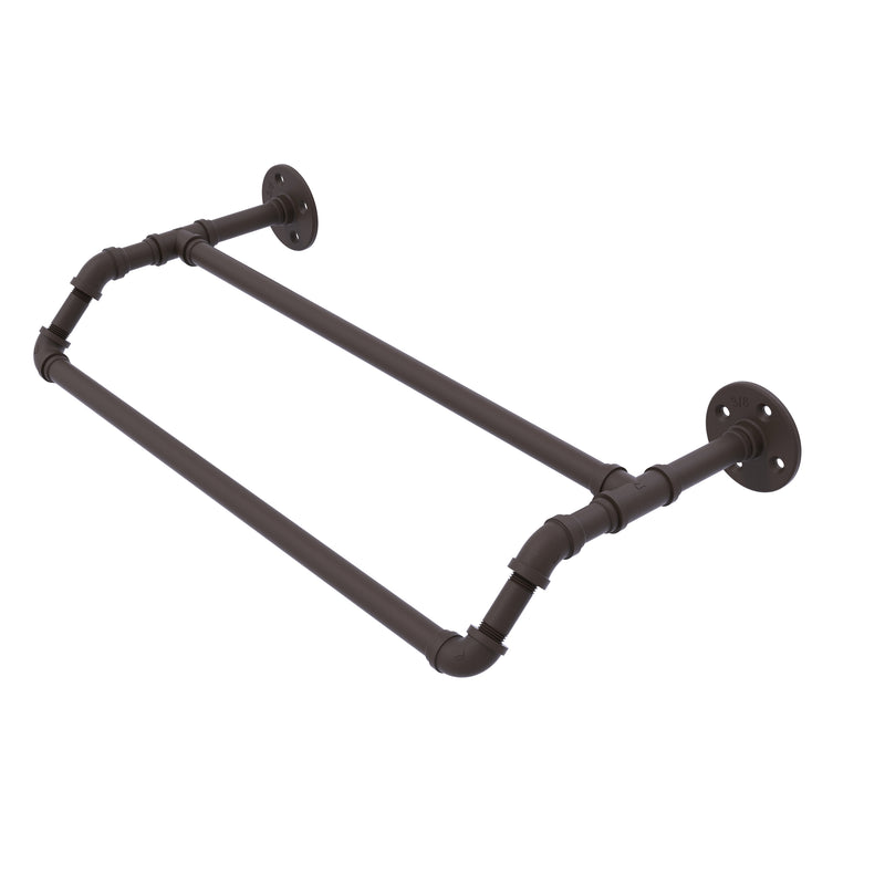 Allied Brass Pipeline Collection 18 Inch Double Towel Bar P-220-18-DTB-ORB