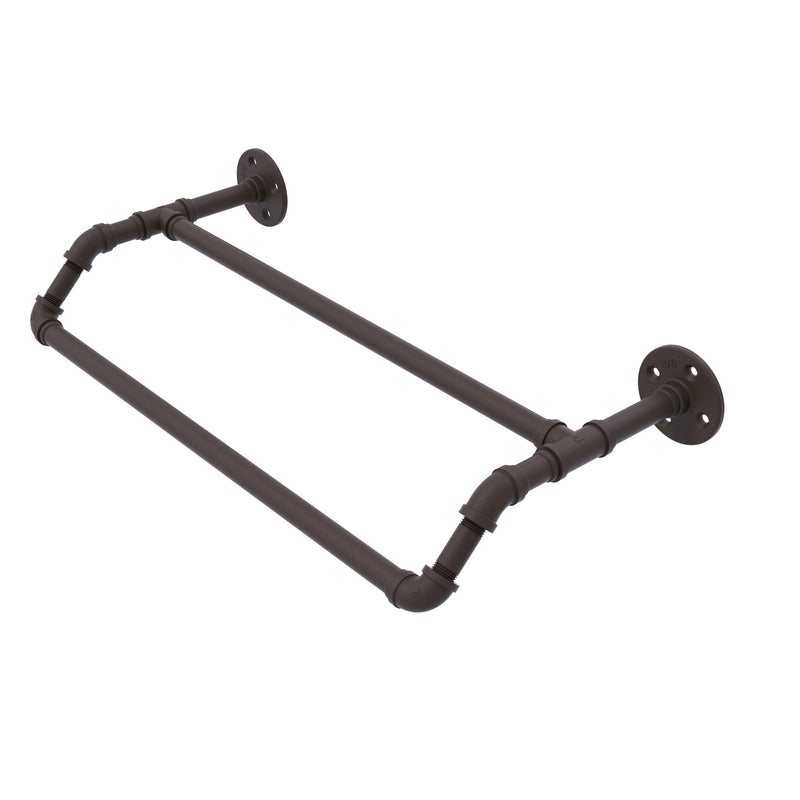 Allied Brass Pipeline Collection 36 Inch Double Towel Bar P-220-36-DTB-ORB