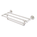 Allied Brass Pipeline Collection 24 Inch Wall Mounted Towel Shelf with Towel Bar P-240-24-TSTB-SN
