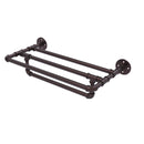 Allied Brass Pipeline Collection 30 Inch Wall Mounted Towel Shelf with Towel Bar P-240-30-TSTB-ABZ