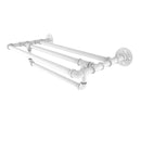 Allied Brass Pipeline Collection 30 Inch Wall Mounted Towel Shelf with Towel Bar P-240-30-TSTB-WHM