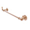 Allied Brass Pipeline Collection 24 Inch Towel Bar with Integrated Hooks P-250-24-TBHK-BBR