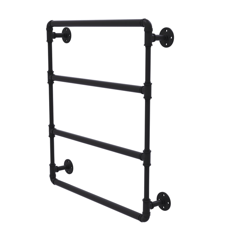 Allied Brass Pipeline Collection 30 Inch Wall Mounted Ladder Towel Bar P-280-30-LTB-BKM