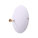 Allied Brass Pipeline Collection Frameless Oval Wall Mounted Tilt Mirror P-350-TM91-BBR