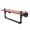 Allied Brass Pipeline Collection 16 Inch Ironwood Shelf with Towel Bar P-460-16-WSTB-ABZ