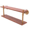 Allied Brass Pipeline Collection 22 Inch Ironwood Double Shelf P-470-22-DWS-BBR