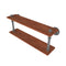 Allied Brass Pipeline Collection 22 Inch Ironwood Double Shelf P-470-22-DWS-GYM