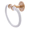 Allied Brass Pipeline Collection Towel Ring with Stainless Steel Braided Ring P-500-RG-BBR