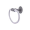 Allied Brass Pipeline Collection Towel Ring with Stainless Steel Braided Ring P-500-RG-GYM