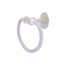 Allied Brass Pipeline Collection Towel Ring with Stainless Steel Braided Ring P-500-RG-SN