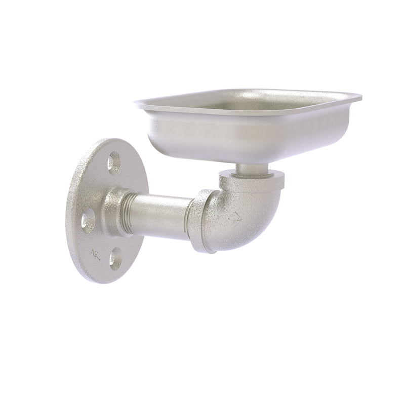 Allied Brass Pipeline Collection Wall Mounted Soap Dish P-600-WSD-SN