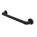 Allied Brass Pipeline Collection 16 Inch Grab Bar P-700-16-GB-BKM