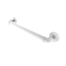 Allied Brass Pipeline Collection 16 Inch Grab Bar P-700-16-GB-WHM