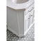 Water Creation 60" Palace Collection Quartz Carrara Pure White Bathroom Vanity Set with Hardware in Polished Nickel PVD Finish PA60QZ05PW-000000000