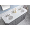 Water Creation 72" Palace Collection Quartz Carrara Cashmere Gray Bathroom Vanity Set with Hardware and F2-0013 Faucets in Polished Nickel PVD Finish PA72QZ05CG-000FX1305