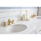 Water Creation 72" Palace Collection Quartz Carrara Pure White Bathroom Vanity Set with Hardware and F2-0013 Faucets in Satin Gold Finish and Only Mirrors in Chrome Finish PA72QZ06PW-E18FX1306