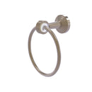 Allied Brass Pacific Beach Collection Towel Ring with Groovy Accents PB-16G-PEW