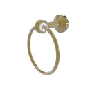 Allied Brass Pacific Beach Collection Towel Ring with Groovy Accents PB-16G-UNL