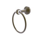 Allied Brass Pacific Beach Collection Towel Ring with Twisted Accents PB-16T-ABR