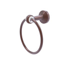 Allied Brass Pacific Beach Collection Towel Ring with Twisted Accents PB-16T-CA