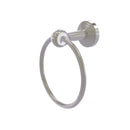 Allied Brass Pacific Beach Collection Towel Ring with Twisted Accents PB-16T-SN