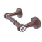 Allied Brass Pacific Beach Collection Two Post Toilet Tissue Holder with Twisted Accents PB-24T-CA