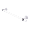 Allied Brass Pacific Beach Collection 18 Inch Towel Bar with Dotted Accents PB-41D-18-WHM