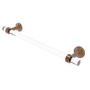 Allied Brass Pacific Beach Collection 24 Inch Towel Bar with Dotted Accents PB-41D-24-BBR