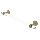 Allied Brass Pacific Beach Collection 24 Inch Towel Bar with Dotted Accents PB-41D-24-SBR