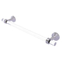 Allied Brass Pacific Beach Collection 24 Inch Towel Bar with Dotted Accents PB-41D-24-SCH